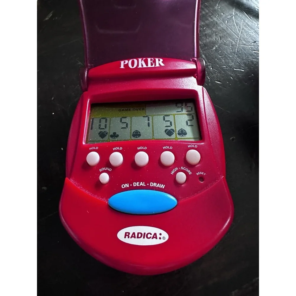 Lot of 2 Hand‎ Held Radica Games Poker And Slots Electronic